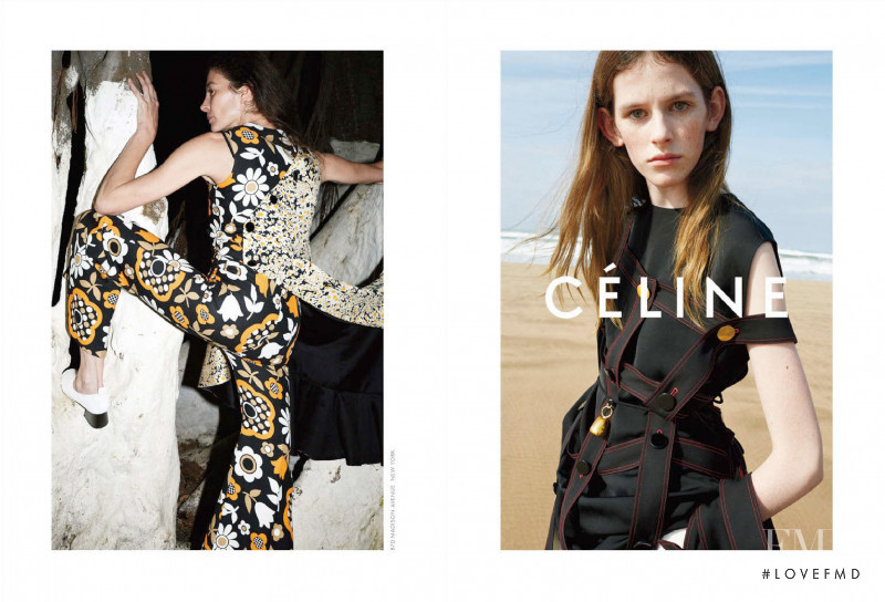 Freya Lawrence featured in  the Celine advertisement for Spring/Summer 2015