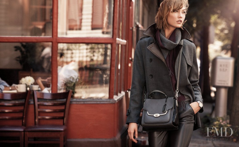 Karlie Kloss featured in  the Coach advertisement for Autumn/Winter 2013