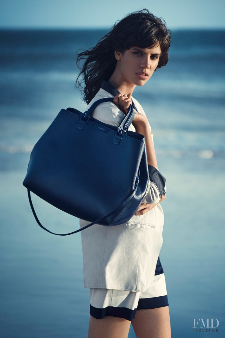 Antonina Petkovic featured in  the Emporio Armani advertisement for Spring/Summer 2015