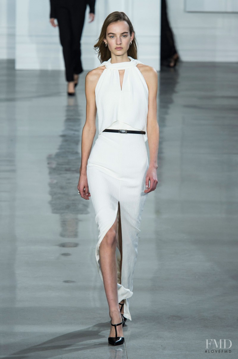 Maartje Verhoef featured in  the Jason Wu fashion show for Autumn/Winter 2015