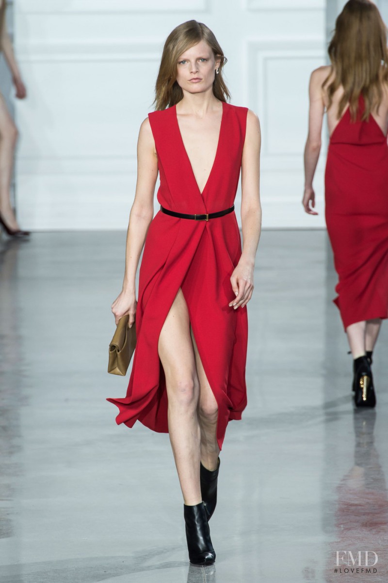 Hanne Gaby Odiele featured in  the Jason Wu fashion show for Autumn/Winter 2015