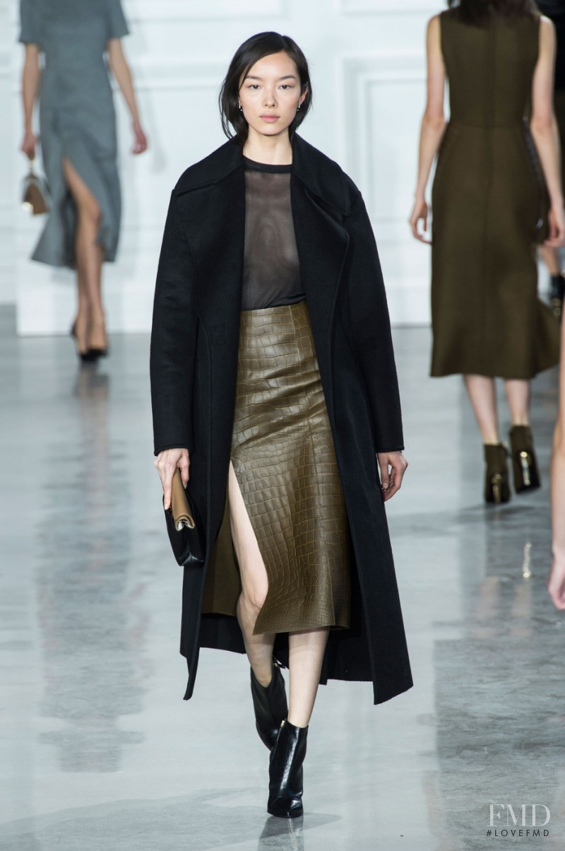 Fei Fei Sun featured in  the Jason Wu fashion show for Autumn/Winter 2015