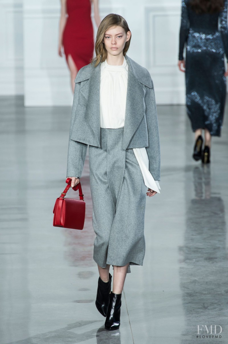 Ondria Hardin featured in  the Jason Wu fashion show for Autumn/Winter 2015