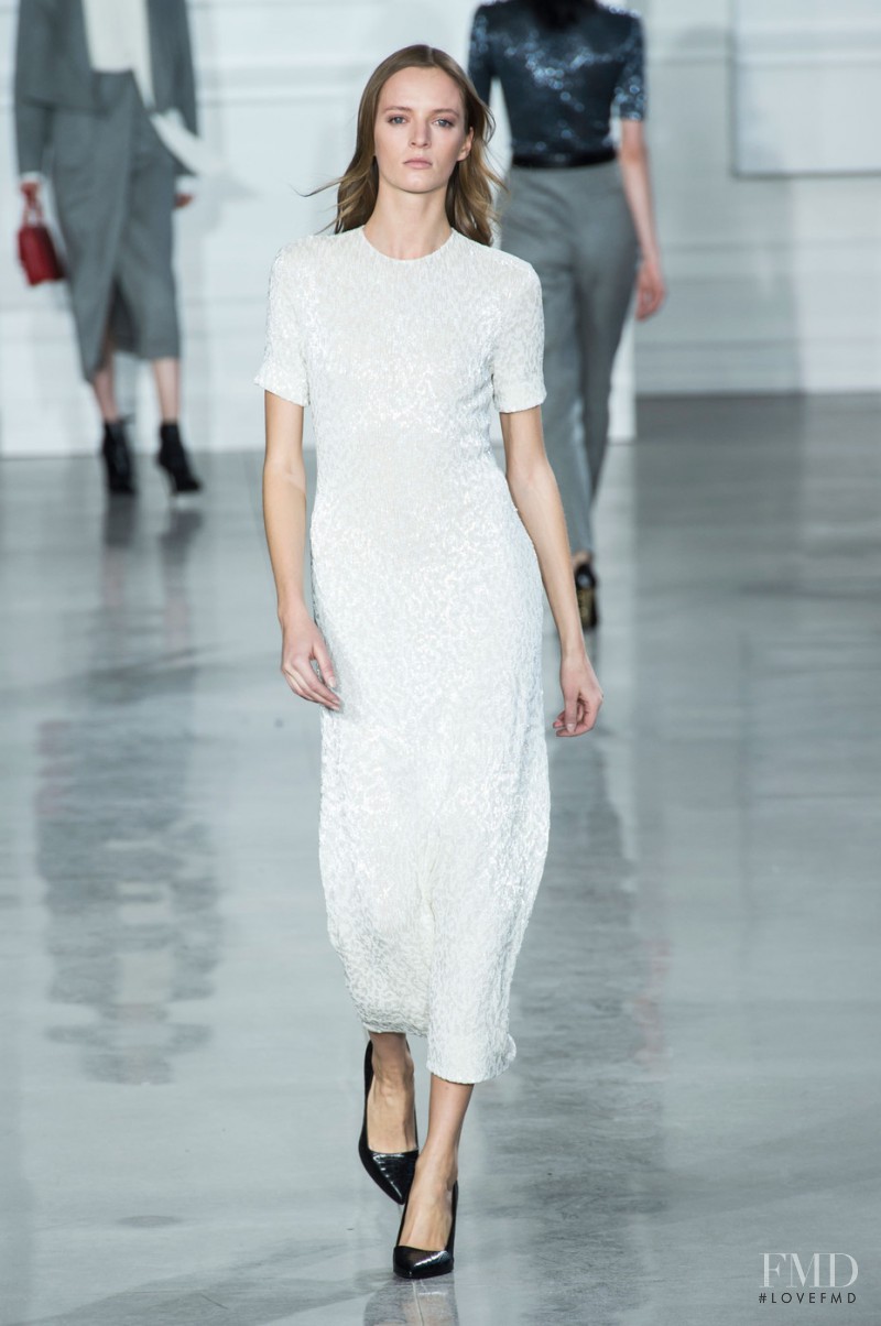 Daria Strokous featured in  the Jason Wu fashion show for Autumn/Winter 2015
