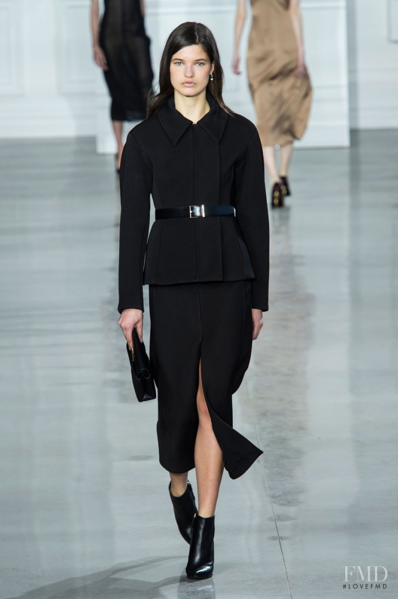 Julia van Os featured in  the Jason Wu fashion show for Autumn/Winter 2015
