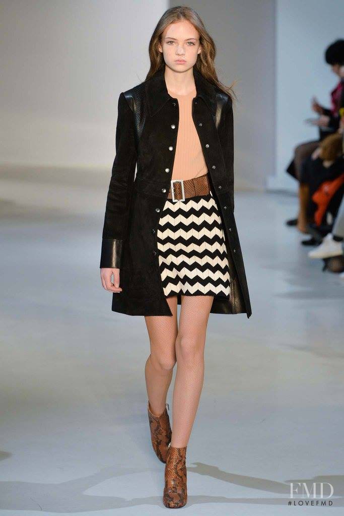 Adrienne Juliger featured in  the Jill Stuart fashion show for Autumn/Winter 2015