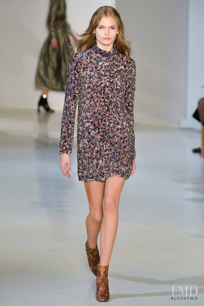 Aneta Pajak featured in  the Jill Stuart fashion show for Autumn/Winter 2015