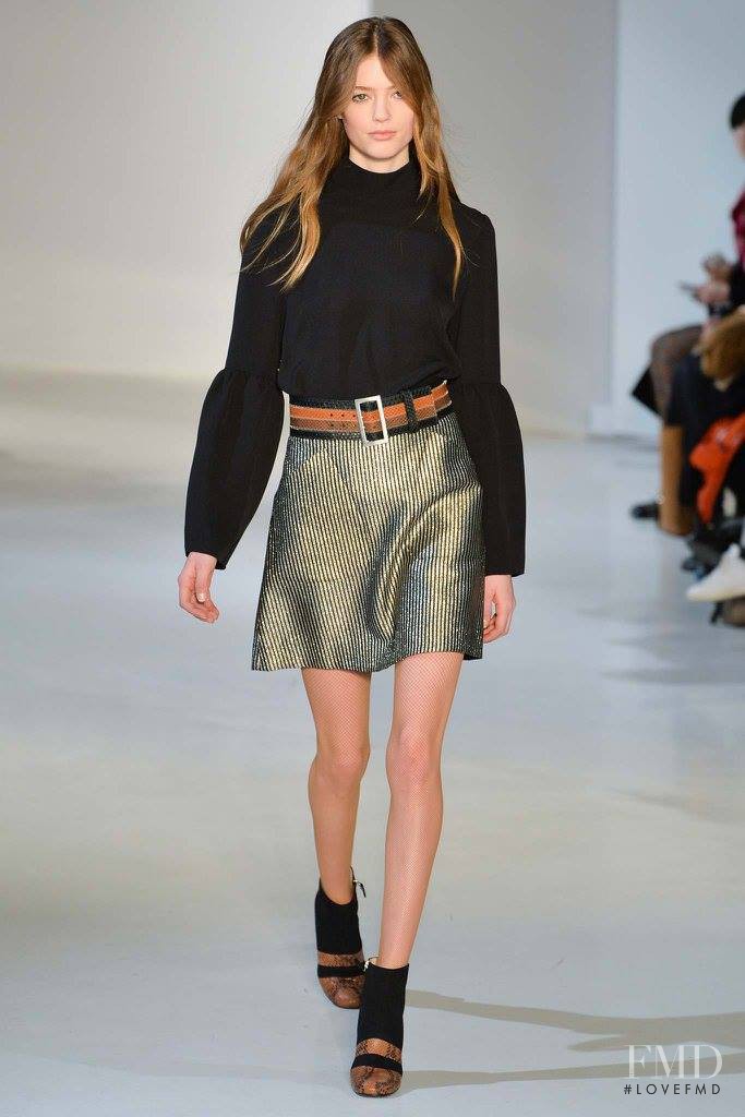 Emmy Rappe featured in  the Jill Stuart fashion show for Autumn/Winter 2015