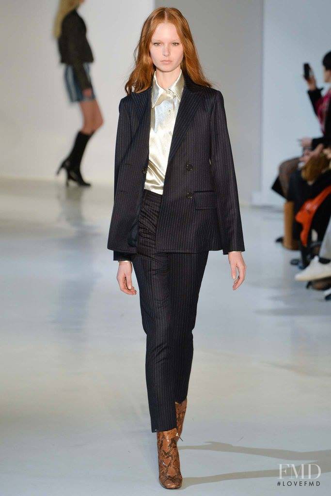 Grace Simmons featured in  the Jill Stuart fashion show for Autumn/Winter 2015