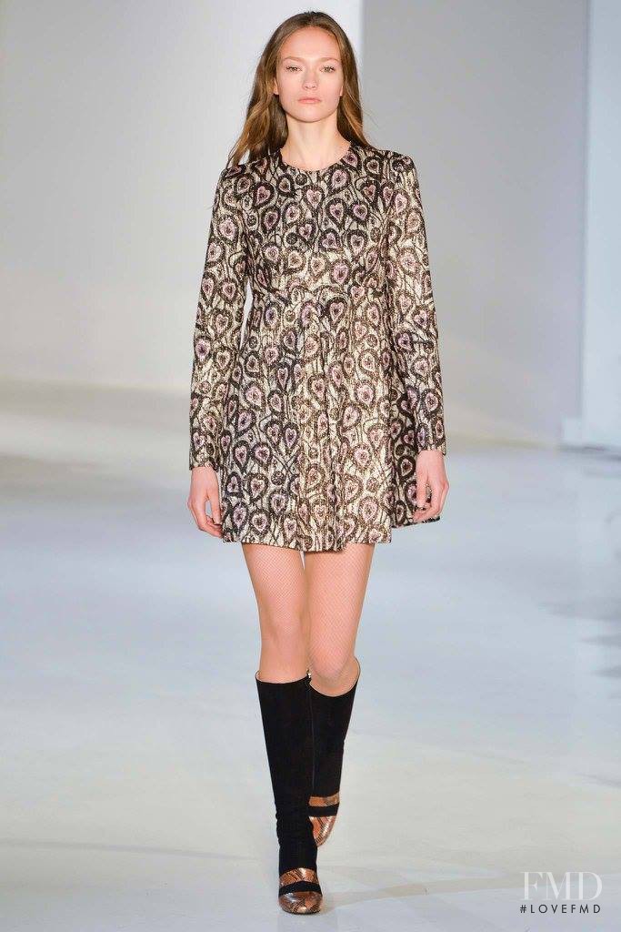 Sophia Ahrens featured in  the Jill Stuart fashion show for Autumn/Winter 2015
