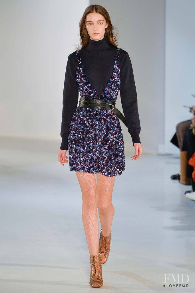 Irina Liss featured in  the Jill Stuart fashion show for Autumn/Winter 2015