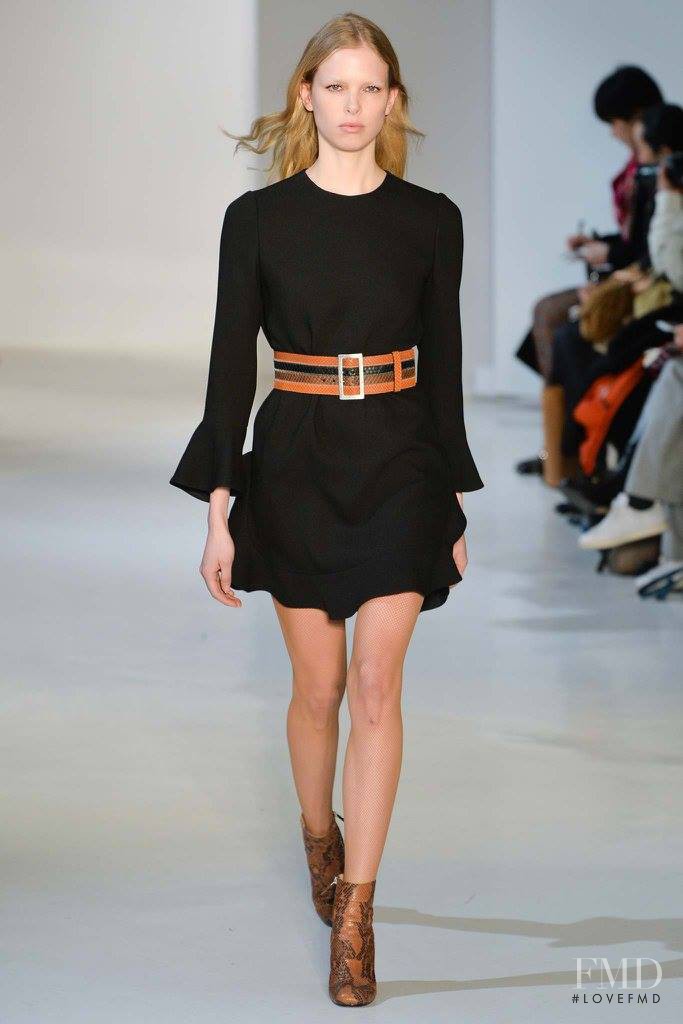 Lina Berg featured in  the Jill Stuart fashion show for Autumn/Winter 2015