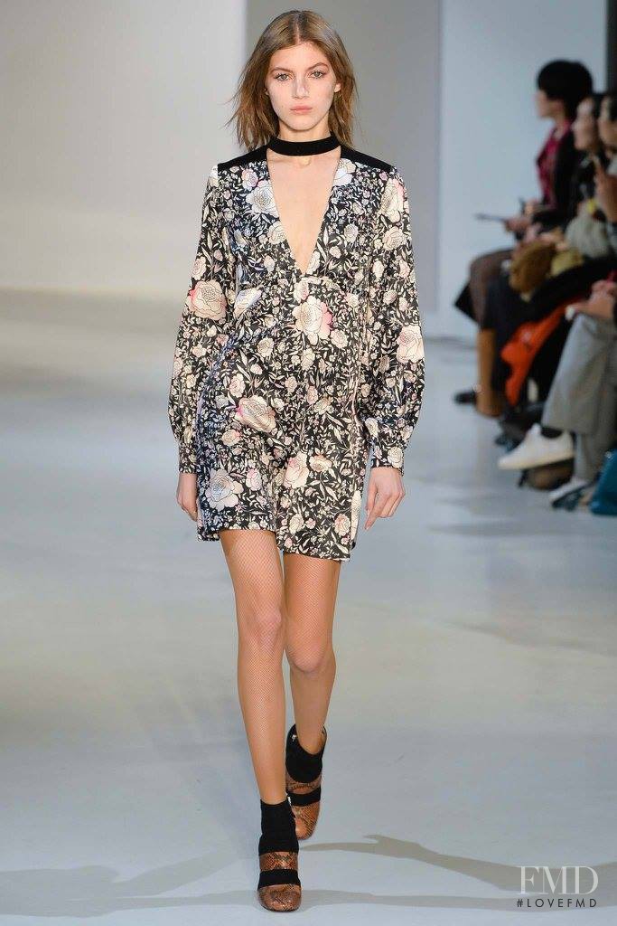 Valery Kaufman featured in  the Jill Stuart fashion show for Autumn/Winter 2015