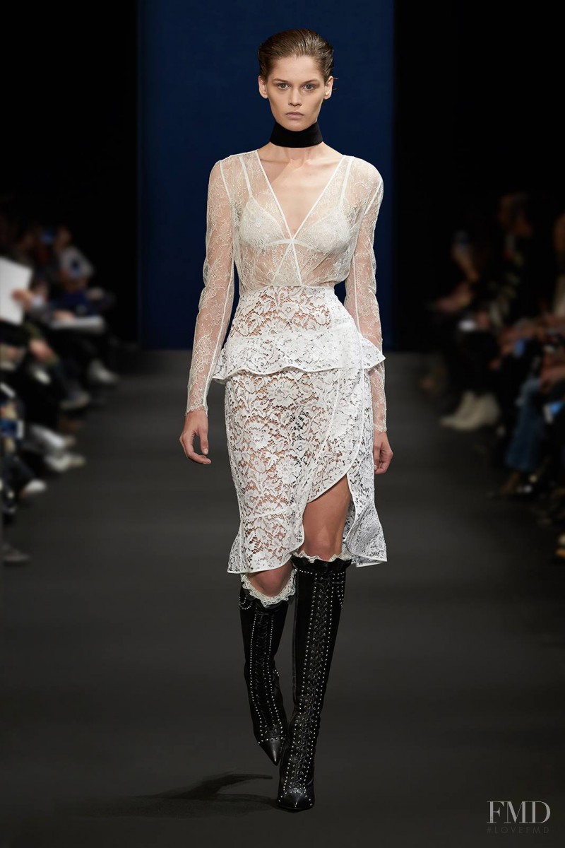 Angel Rutledge featured in  the Altuzarra fashion show for Autumn/Winter 2015