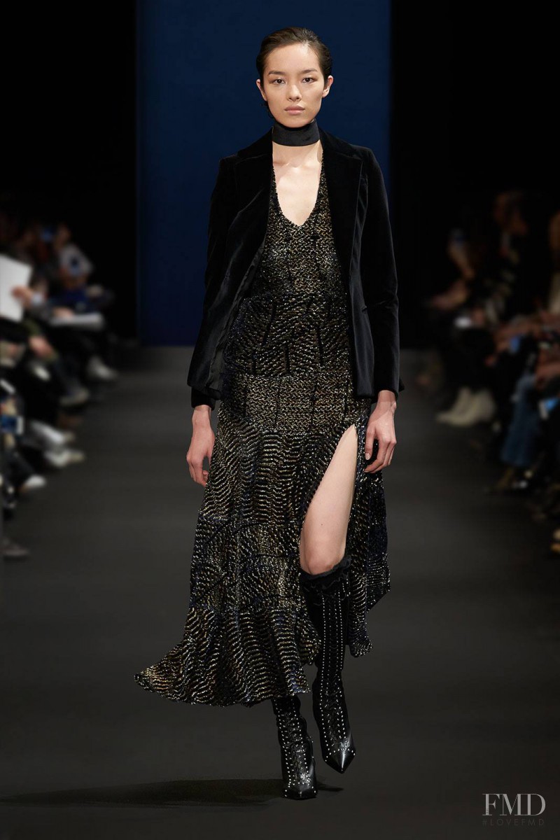 Fei Fei Sun featured in  the Altuzarra fashion show for Autumn/Winter 2015