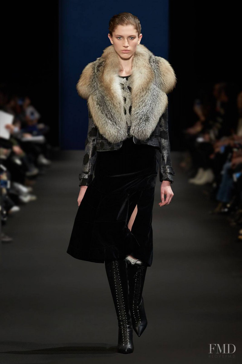 Sabina Lobova featured in  the Altuzarra fashion show for Autumn/Winter 2015
