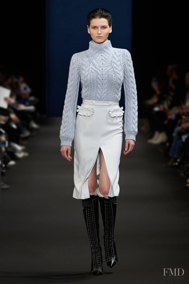 Katlin Aas featured in  the Altuzarra fashion show for Autumn/Winter 2015