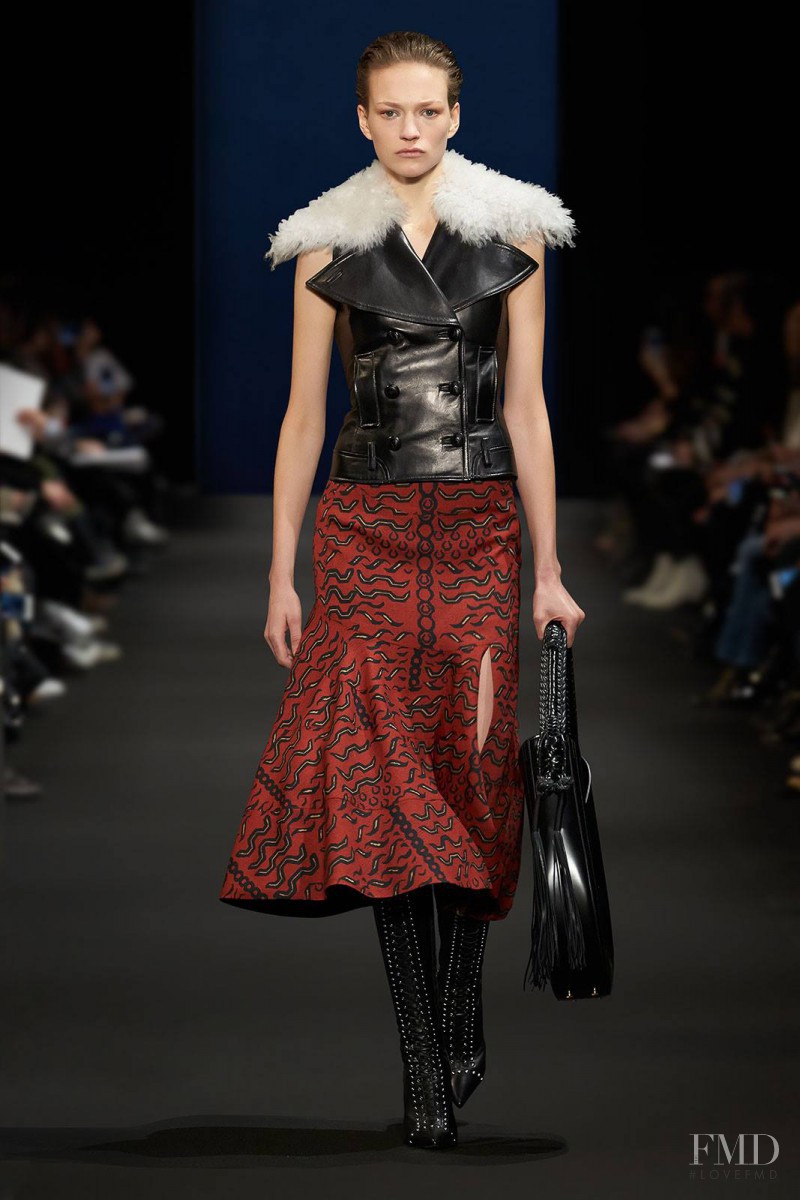 Sophia Ahrens featured in  the Altuzarra fashion show for Autumn/Winter 2015
