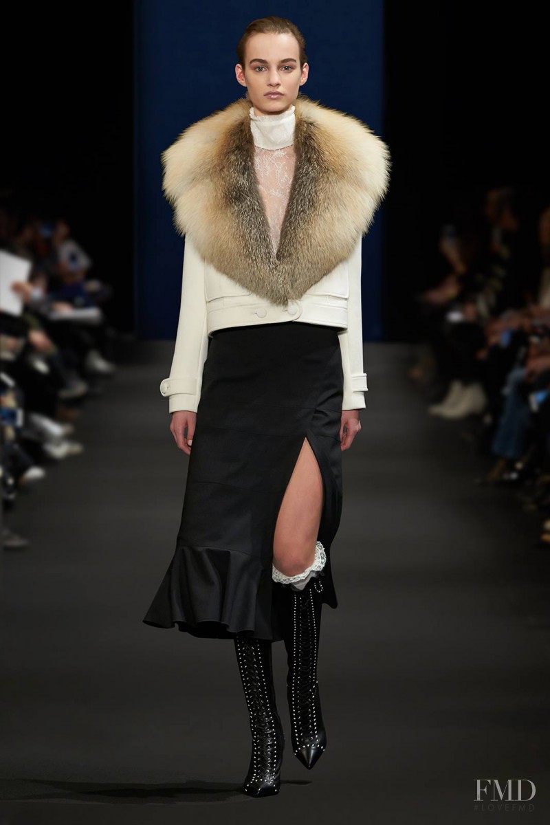 Maartje Verhoef featured in  the Altuzarra fashion show for Autumn/Winter 2015