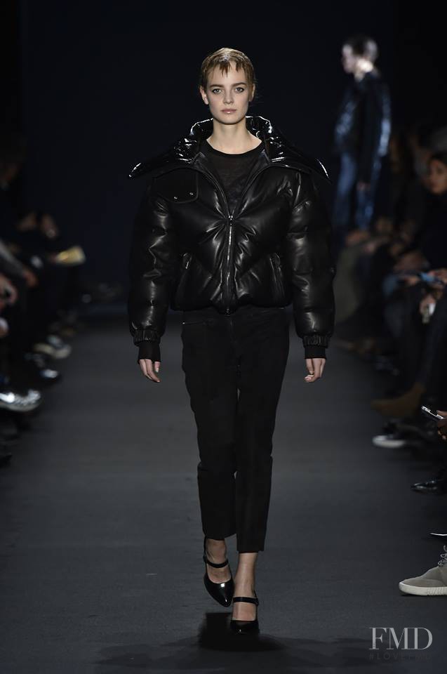 Ine Neefs featured in  the rag & bone fashion show for Autumn/Winter 2015