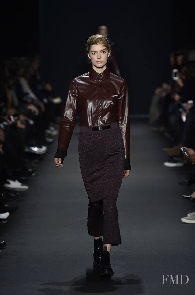 Emmy Rappe featured in  the rag & bone fashion show for Autumn/Winter 2015