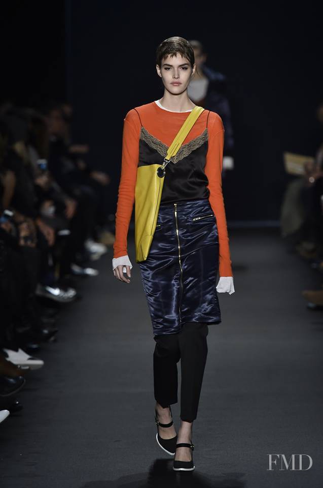 Vanessa Moody featured in  the rag & bone fashion show for Autumn/Winter 2015