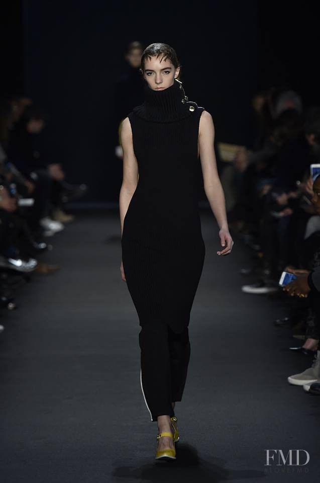 Irina Liss featured in  the rag & bone fashion show for Autumn/Winter 2015