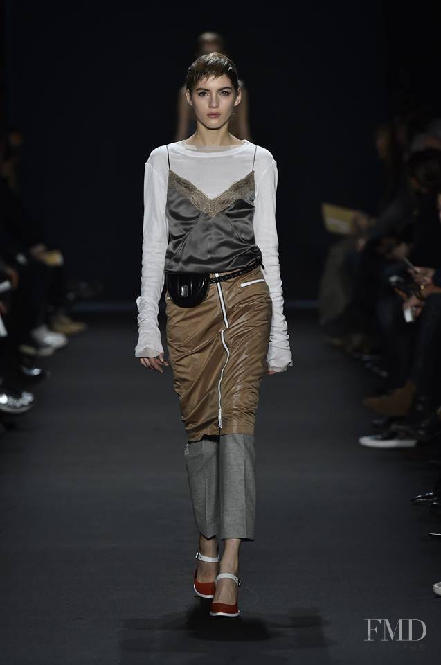 Valery Kaufman featured in  the rag & bone fashion show for Autumn/Winter 2015