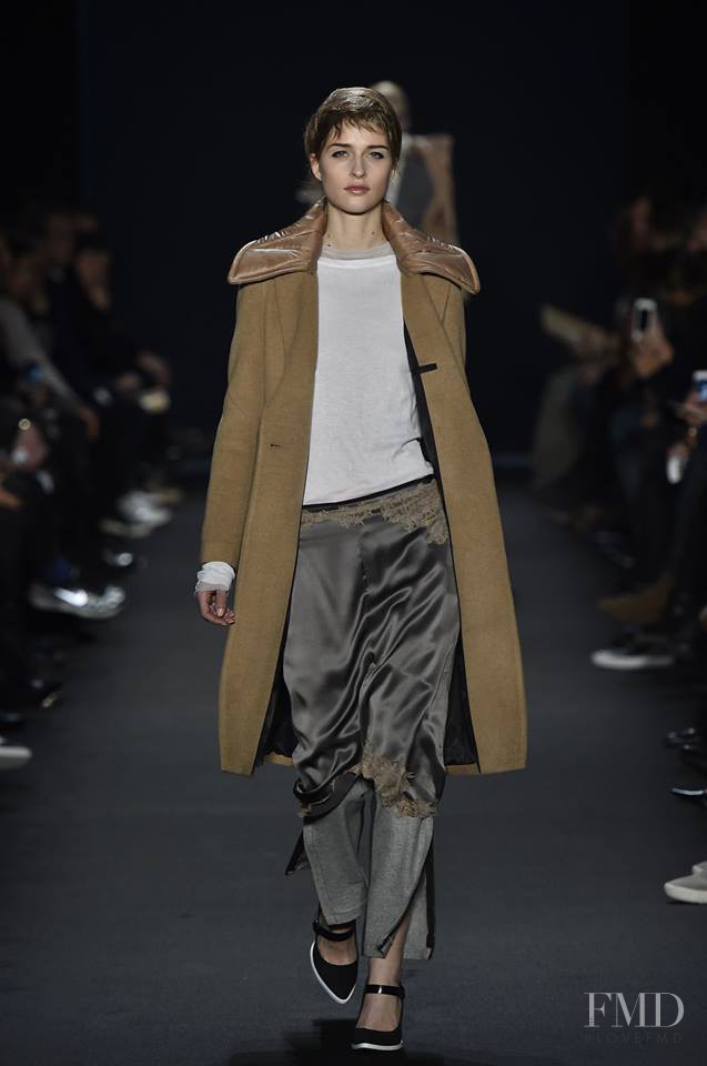 Regitze Harregaard Christensen featured in  the rag & bone fashion show for Autumn/Winter 2015