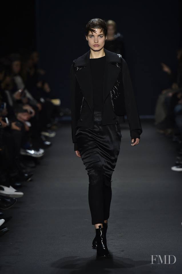 Julia van Os featured in  the rag & bone fashion show for Autumn/Winter 2015