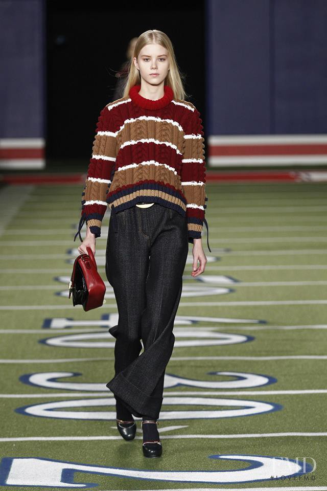 Amalie Schmidt featured in  the Tommy Hilfiger fashion show for Autumn/Winter 2015