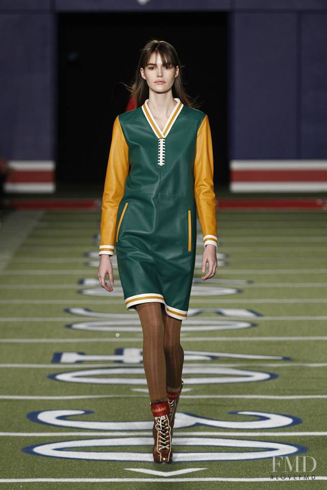 Vanessa Moody featured in  the Tommy Hilfiger fashion show for Autumn/Winter 2015