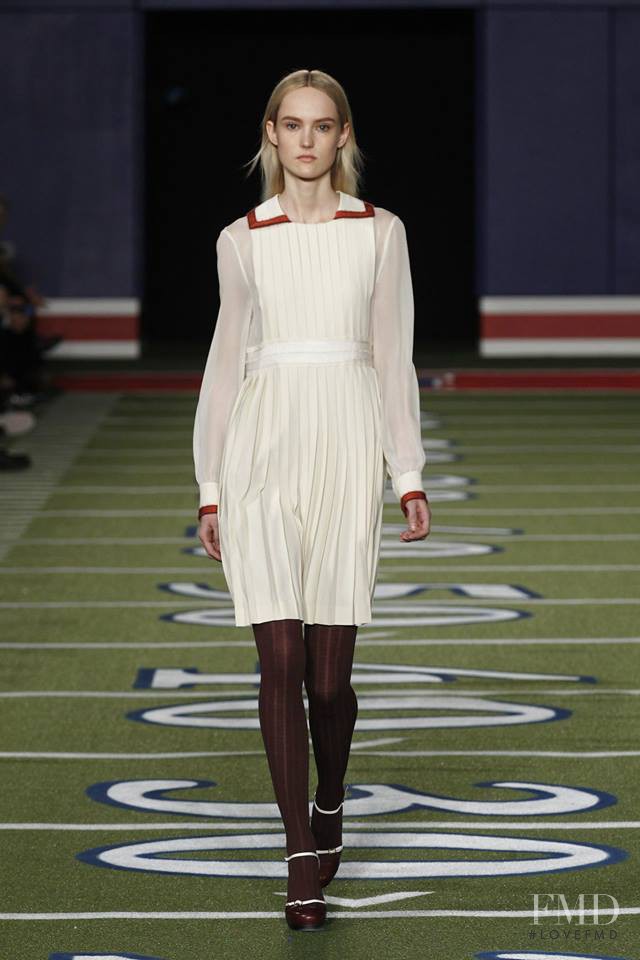 Harleth Kuusik featured in  the Tommy Hilfiger fashion show for Autumn/Winter 2015