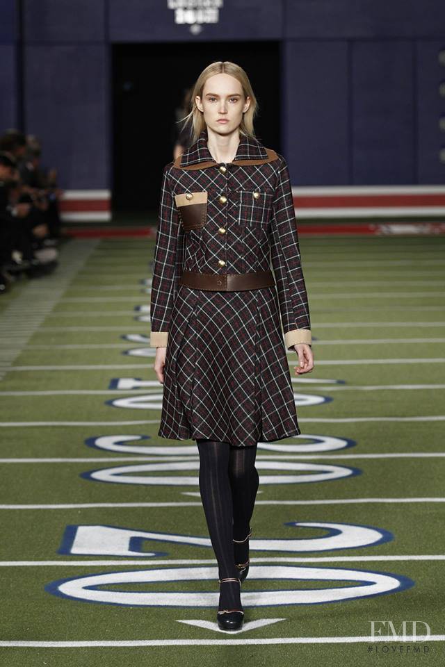 Harleth Kuusik featured in  the Tommy Hilfiger fashion show for Autumn/Winter 2015