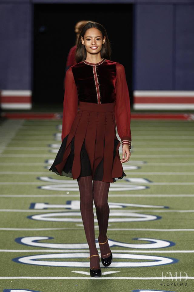 Malaika Firth featured in  the Tommy Hilfiger fashion show for Autumn/Winter 2015