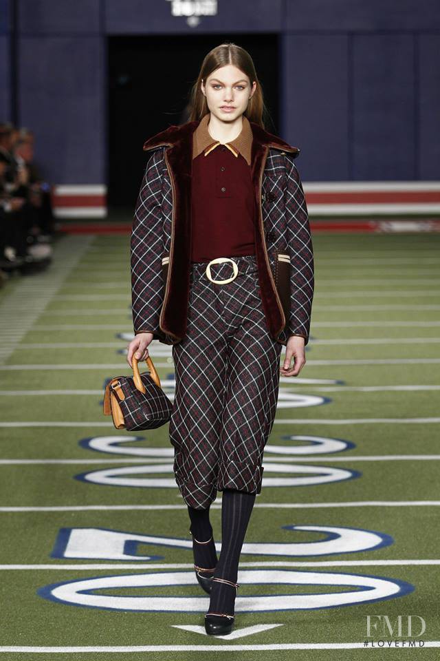 Annika Krijt featured in  the Tommy Hilfiger fashion show for Autumn/Winter 2015
