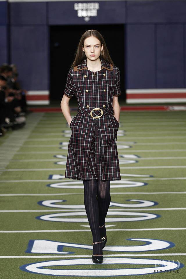 Adrienne Juliger featured in  the Tommy Hilfiger fashion show for Autumn/Winter 2015
