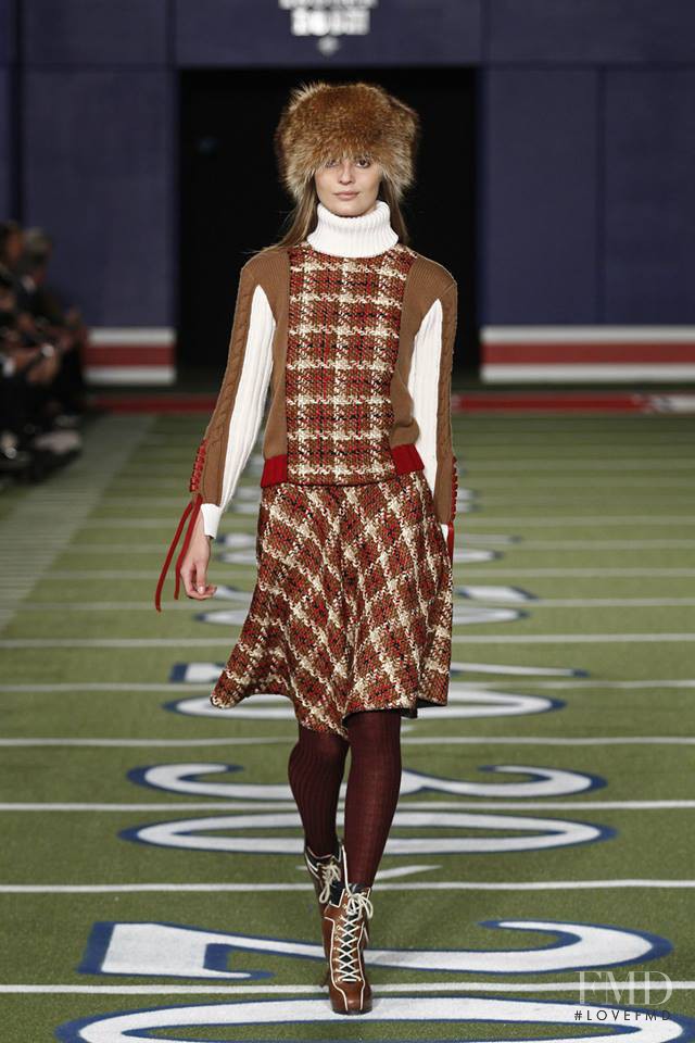 Tilda Lindstam featured in  the Tommy Hilfiger fashion show for Autumn/Winter 2015