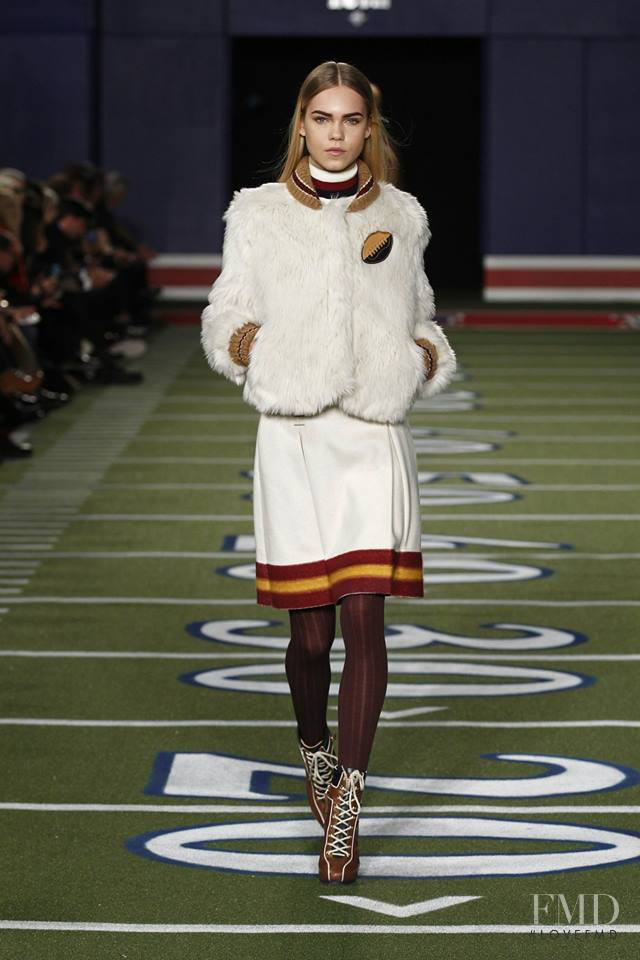 Line Brems featured in  the Tommy Hilfiger fashion show for Autumn/Winter 2015