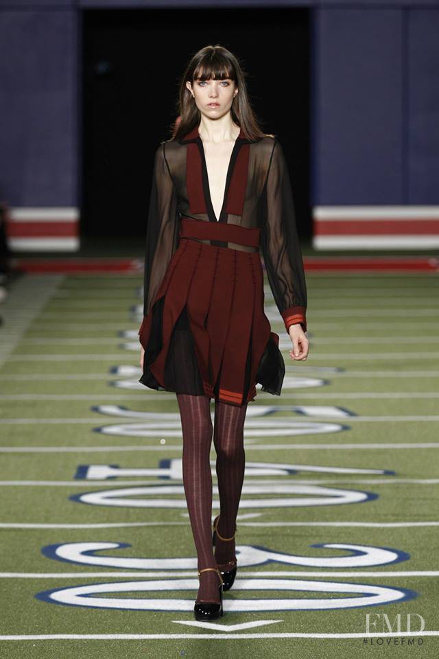 Grace Hartzel featured in  the Tommy Hilfiger fashion show for Autumn/Winter 2015