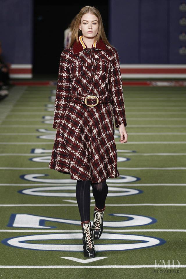 Hollie May Saker featured in  the Tommy Hilfiger fashion show for Autumn/Winter 2015