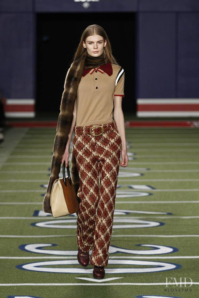 Alexandra Elizabeth Ljadov featured in  the Tommy Hilfiger fashion show for Autumn/Winter 2015