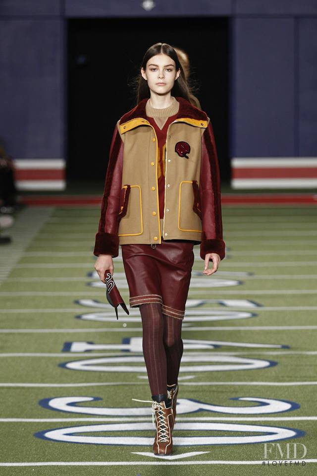 Irina Shnitman featured in  the Tommy Hilfiger fashion show for Autumn/Winter 2015