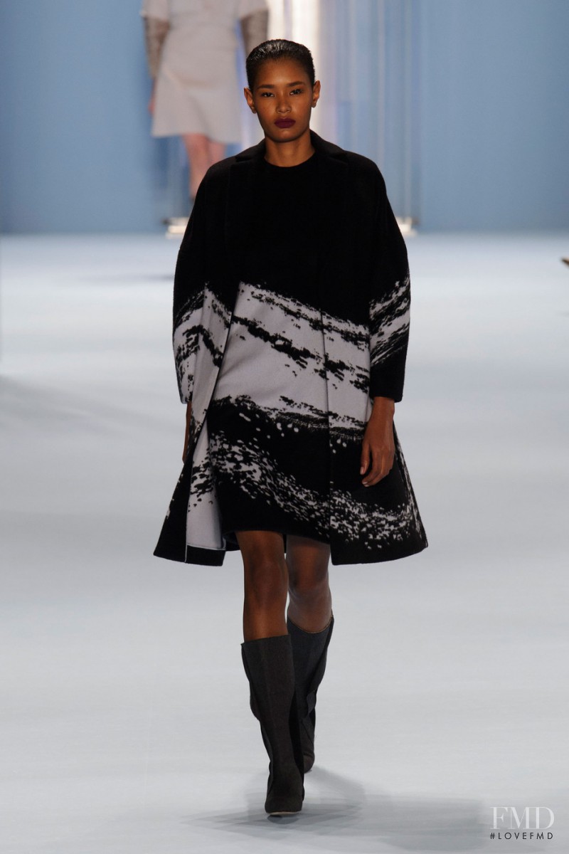 Ysaunny Brito featured in  the Carolina Herrera fashion show for Autumn/Winter 2015