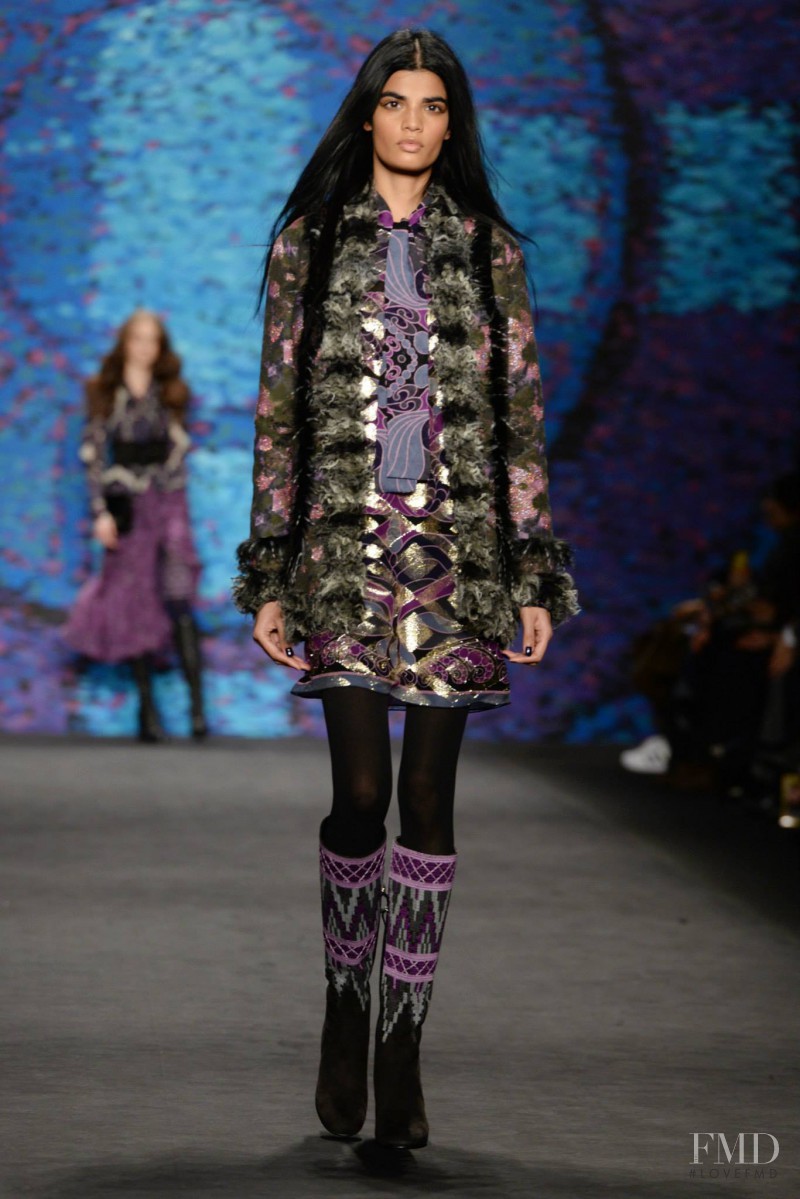 Bhumika Arora featured in  the Anna Sui fashion show for Autumn/Winter 2015