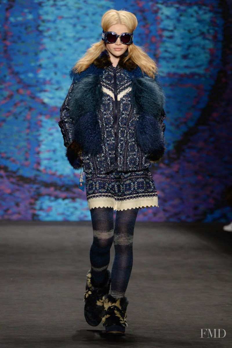 Stella Lucia featured in  the Anna Sui fashion show for Autumn/Winter 2015