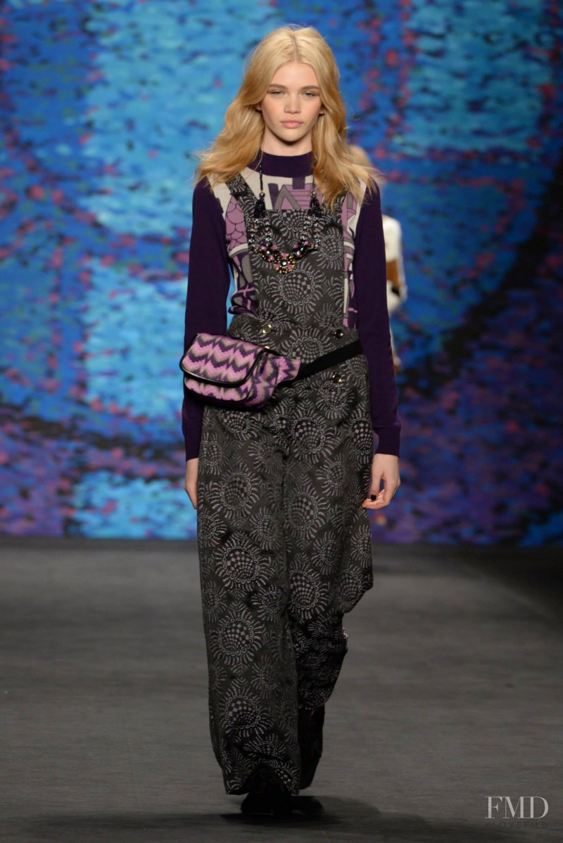Stella Lucia featured in  the Anna Sui fashion show for Autumn/Winter 2015