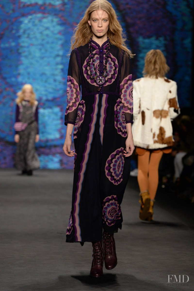 Lexi Boling featured in  the Anna Sui fashion show for Autumn/Winter 2015