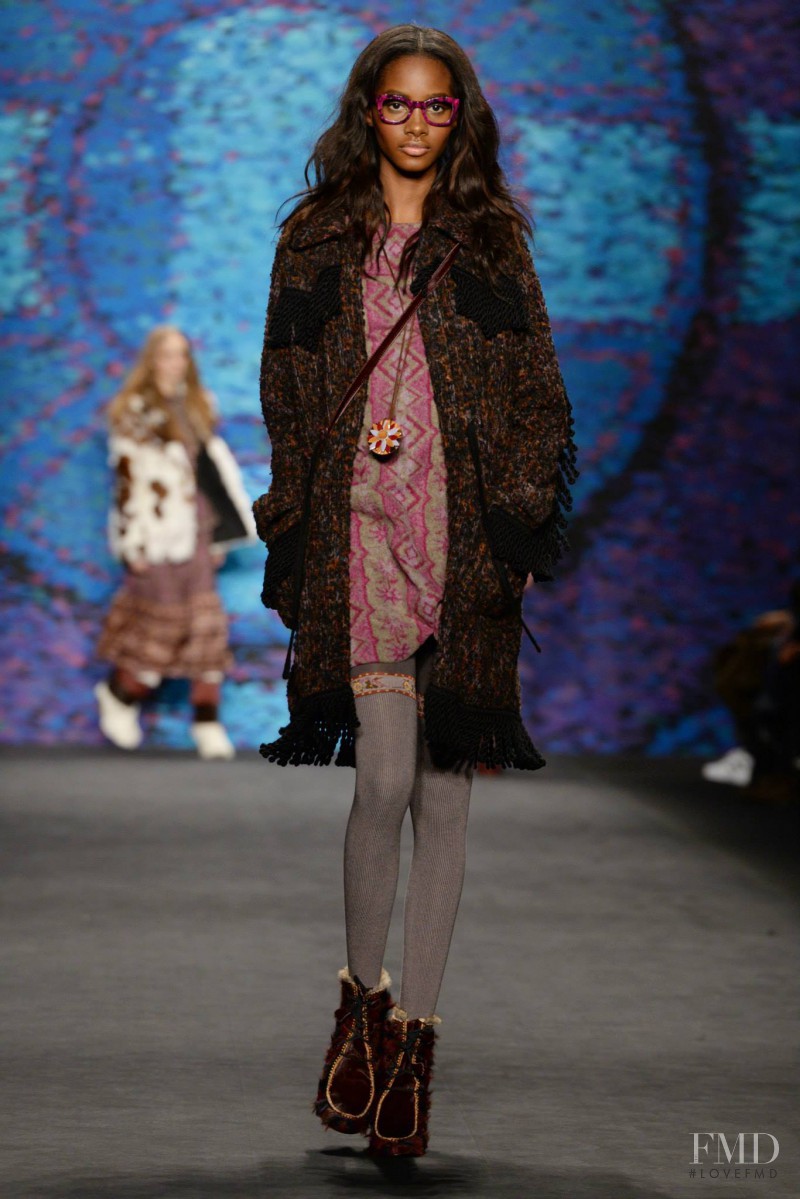 Tami Williams featured in  the Anna Sui fashion show for Autumn/Winter 2015
