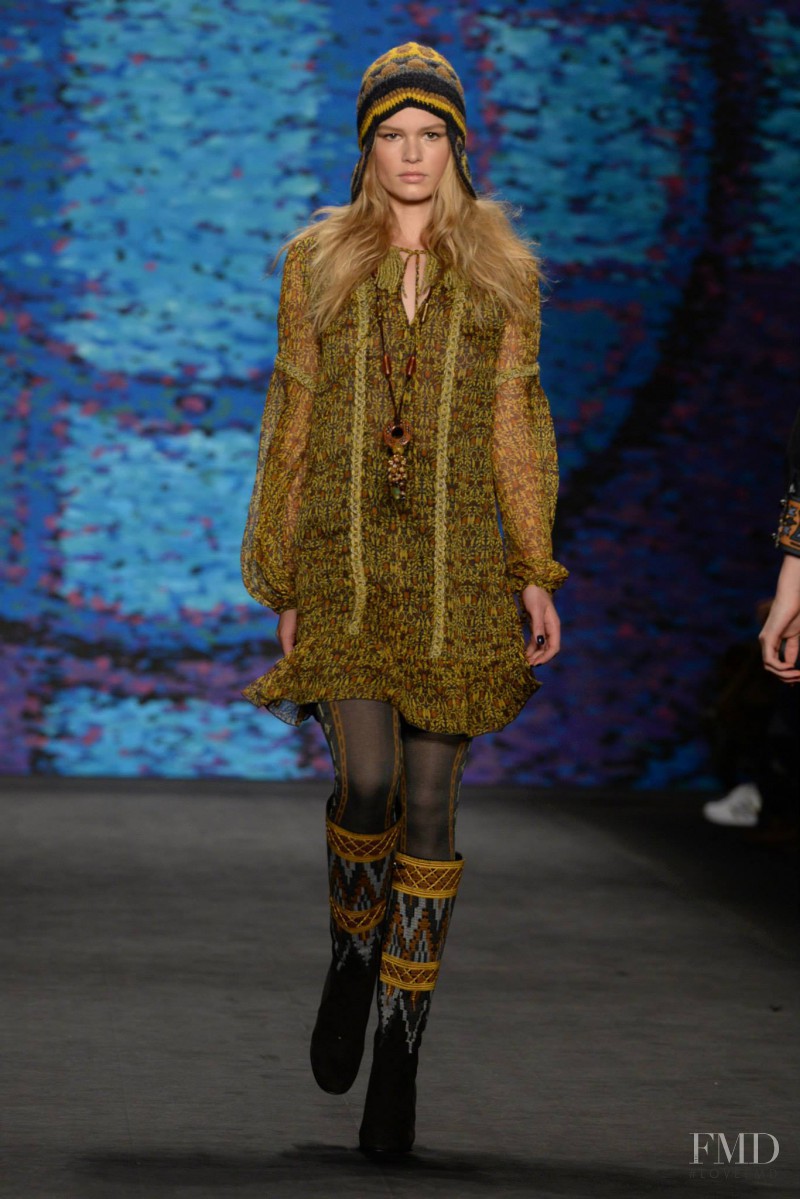 Anna Ewers featured in  the Anna Sui fashion show for Autumn/Winter 2015